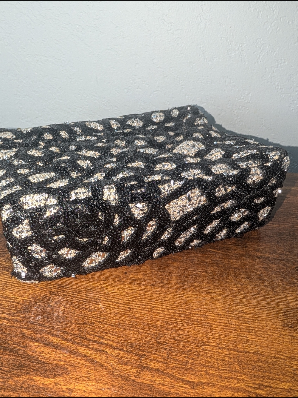 Kurt Geiger Black Mini Tweed Kensington - Picture 4 of 4